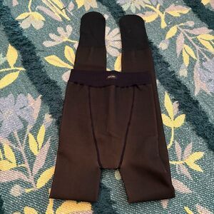 NWOT Noosh Toast Sheet Illusion Medium Black  Tights L/XL
